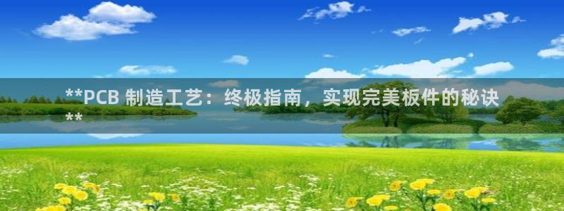 彩神V集团有限公司：**PCB 制造工艺：终极指南，实现完美板件的秘诀
**