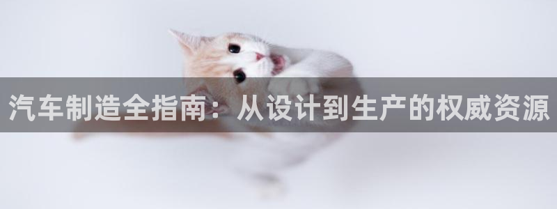 彩神vip购彩大厅：汽车制造全指南：从设计到生产的权威资源