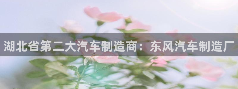 彩神v大众娱乐：湖北省第二大汽车制造商：东风汽车制造厂