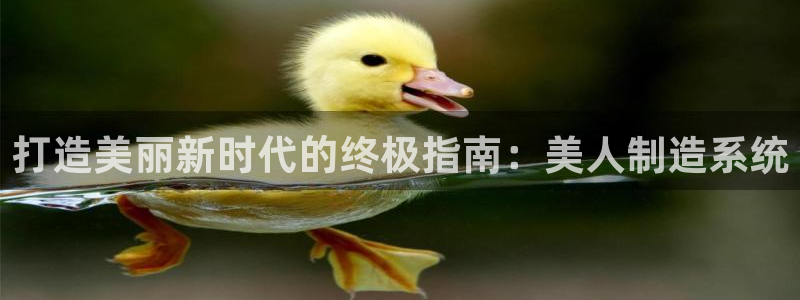 彩神8是正规平台吗：打造美丽新时代的终极指南：美人制造系统