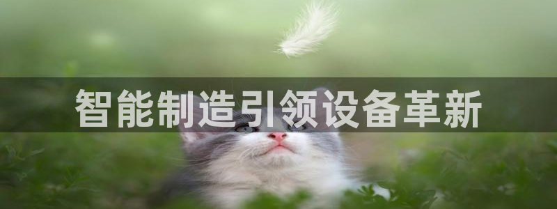 彩神v8下载app：智能制造引领设备革新