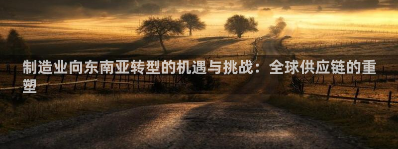 彩神VII购彩中心：制造业向东南亚转型的机遇与挑战：全球供应