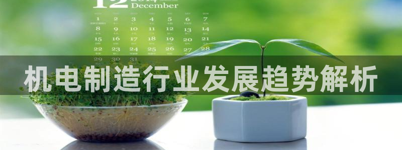 所有彩神购买首页都一样吗：机电制造行业发展趋势解析