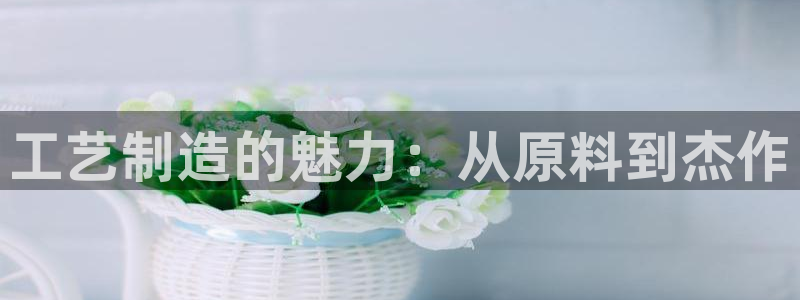 彩神网正规吗：工艺制造的魅力：从原料到杰作