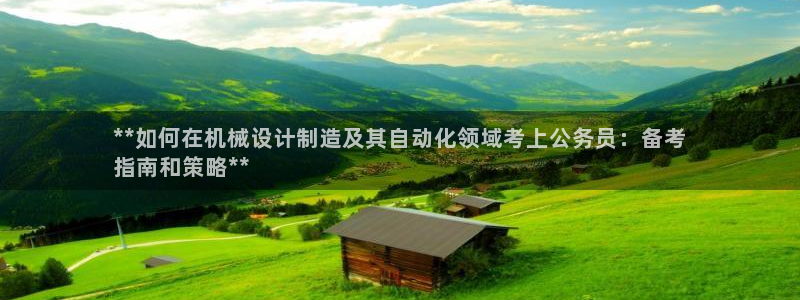 下载彩神乐发V1：**如何在机械设计制造及其自动化领域考上公务员：备考
指南和策略**