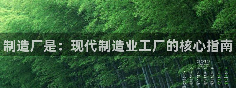 彩神vll官网在线登录：制造厂是：现代制造业工厂的核心指南
